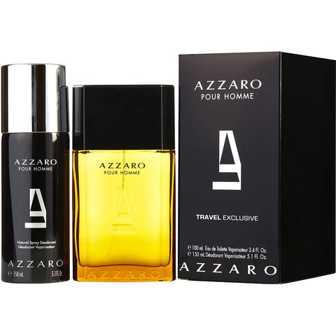 AZZARO by Azzaro EDT SPRAY 3.4 OZ & DEODORANT SPRAY 5.1 OZ (TRAVEL OFFER)
