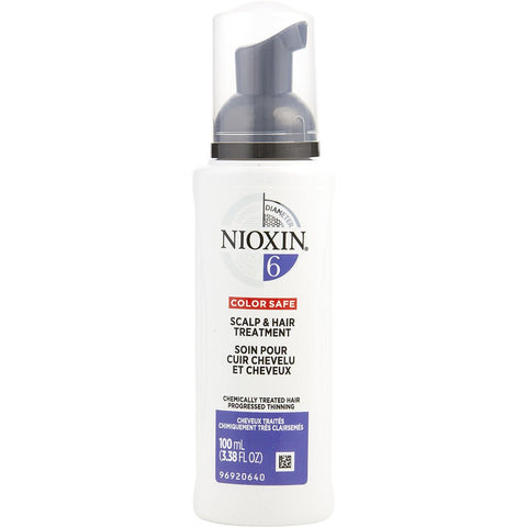 NIOXIN by Nioxin SYSTEM 6 SCALPSCALP THERAPHY FOR CHEMICALLY TREATED PROGRESSED THINNING HAIR 3.4 OZ