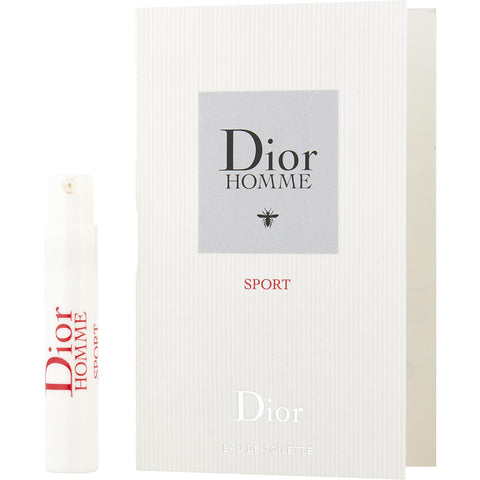 DIOR HOMME SPORT by Christian Dior EDT SPRAY VIAL ON CARD