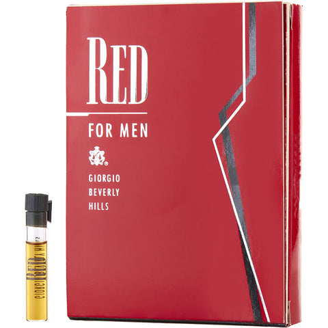 RED by Giorgio Beverly Hills EDT VIAL ON CARD
