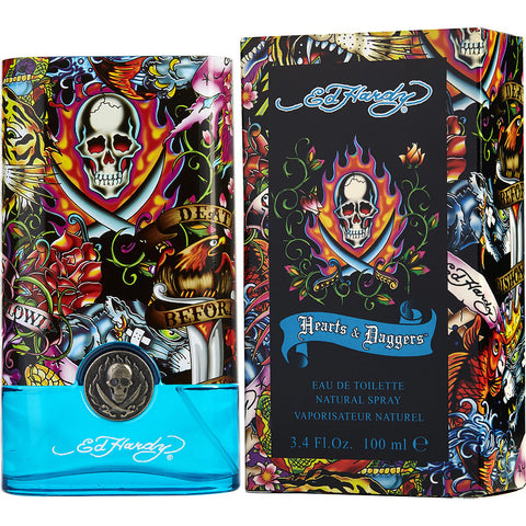 ED HARDY HEARTS & DAGGERS by Christian Audigier EDT SPRAY