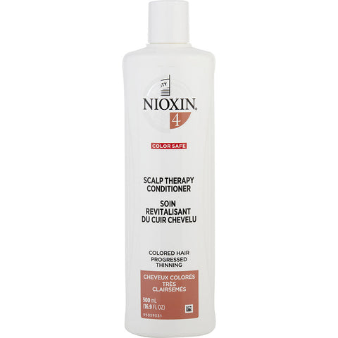 NIOXIN by Nioxin SYSTEM 4 SCALP THERAPY FOR FINE CHEMICALLY ENHANCED NOTICEABLY THINNING HAIR 16.9 OZ