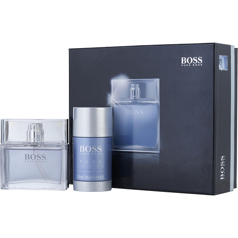 BOSS PURE by Hugo Boss EDT SPRAY 1.7 OZ & DEODORANT STICK 2.5 OZ
