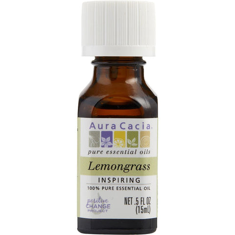 ESSENTIAL OILS AURA CACIA by Aura Cacia LEMONGRASS-ESSENTIAL OIL 0.5 OZ