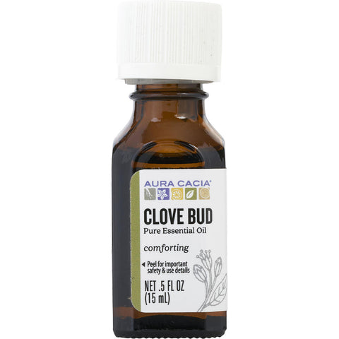 ESSENTIAL OILS AURA CACIA by Aura Cacia CLOVE BUD-ESSENTIAL OIL 0.5 OZ
