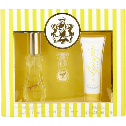 GIORGIO by Giorgio Beverly Hills EDT SPRAY 1.7 OZ & BODY LOTION 1.6 OZ & EDT 0.13 OZ MINI