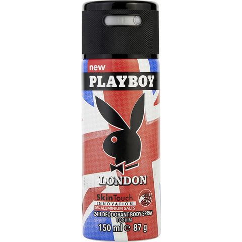 PLAYBOY LONDON by Playboy DEODORANT BODY SPRAY 5 OZ