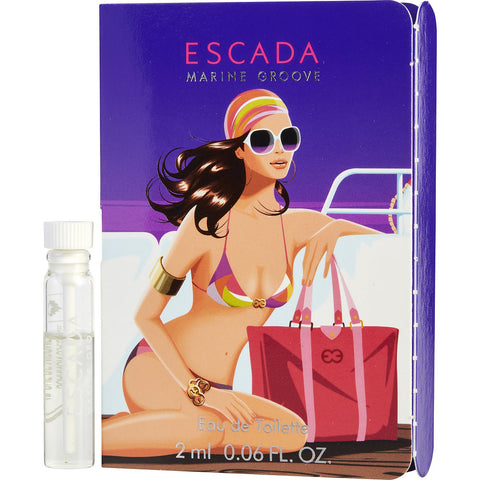 ESCADA MARINE GROOVE by Escada EDT VIAL ON CARD