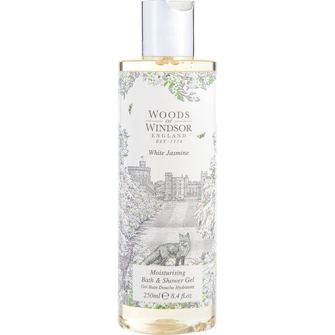WOODS OF WINDSOR WHITE JASMINE by Woods of Windsor MOISTURIZING BATH & SHOWER GEL 8.4 OZ