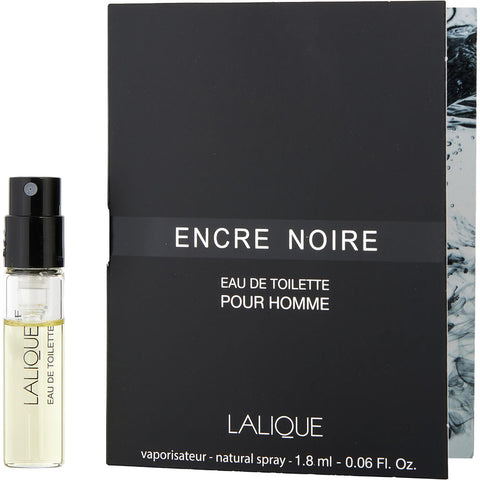 ENCRE NOIRE LALIQUE by Lalique EDT SPRAY VIAL ON CARD