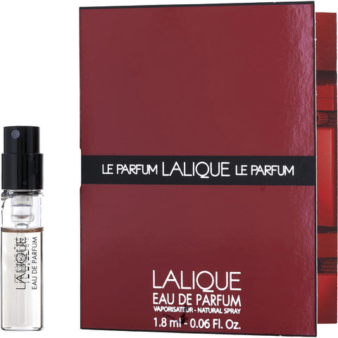 LALIQUE LE PARFUM by Lalique EAU DE PARFUM SPRAY VIAL ON CARD