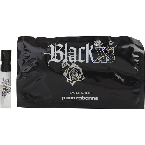 BLACK XS by Paco Rabanne EDT SPRAY VIAL ON CARD