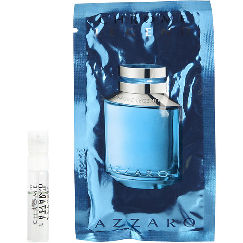 CHROME LEGEND by Azzaro EDT VIAL ON CARD