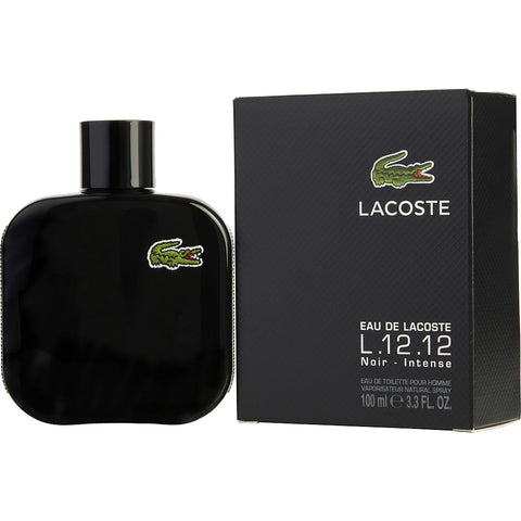 LACOSTE EAU DE LACOSTE L.12.12 NOIR by Lacoste INTENSE EDT SPRAY