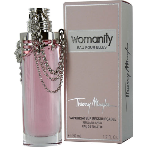 THIERRY MUGLER WOMANITY EAU POUR ELLES by Thierry Mugler EDT REFILLABLE SPRAY