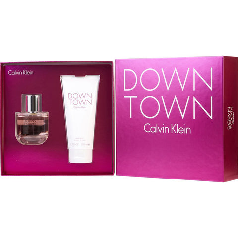 DOWNTOWN CALVIN KLEIN by Calvin Klein EAU DE PARFUM SPRAY 3 OZ & BODY LOTION 6.8 OZ