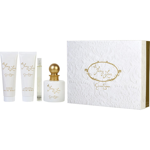 FANCY LOVE by Jessica Simpson EAU DE PARFUM SPRAY 3.4 OZ & BODY LOTION 3 OZ & SHOWER GEL 3 OZ & EAU DE PARFUM SPRAY MINI 0.34 OZ