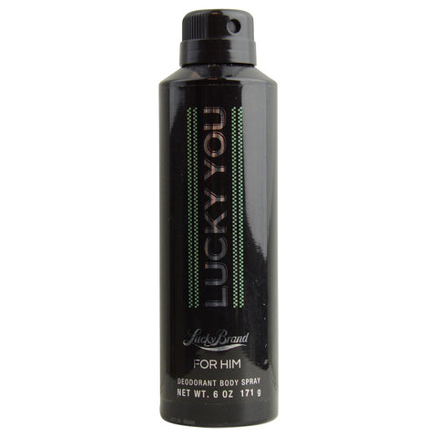 LUCKY YOU by Lucky Brand DEODORANT BODY SPRAY 6 OZ
