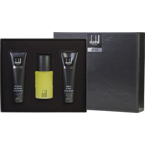 DUNHILL EDITION by Alfred Dunhill EDT SPRAY 3.4 OZ & AFTERSHAVE BALM 3 OZ & SHOWER GEL 3 OZ