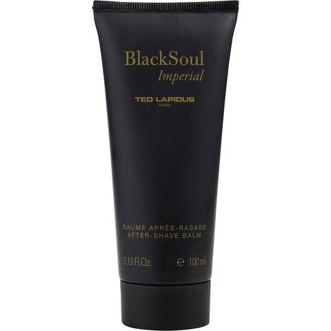 BLACK SOUL IMPERIAL by Ted Lapidus AFTERSHAVE BALM 3.3 OZ