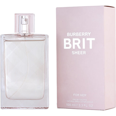 BURBERRY BRIT SHEER by Burberry EDT SPRAY (NEW PACKAGING)