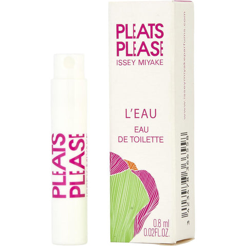 PLEATS PLEASE L'EAU BY ISSEY MIYAKE by Issey Miyake EDT SPRAY VIAL ON CARD