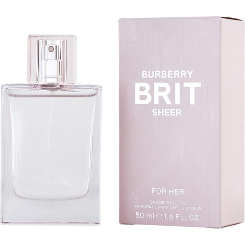 BURBERRY BRIT SHEER by Burberry EDT SPRAY (NEW PACKAGING)