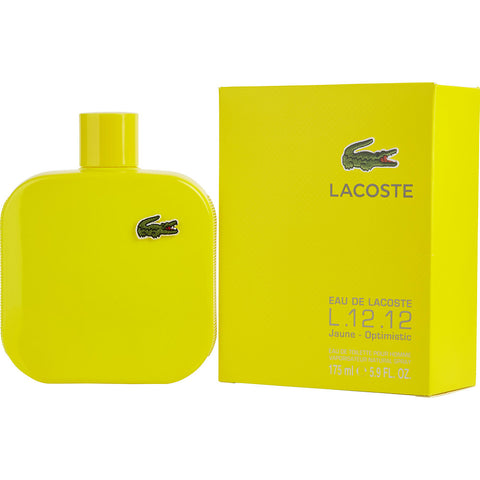 LACOSTE EAU DE LACOSTE L.12.12 JAUNE by Lacoste OPTIMISTIC EDT SPRAY