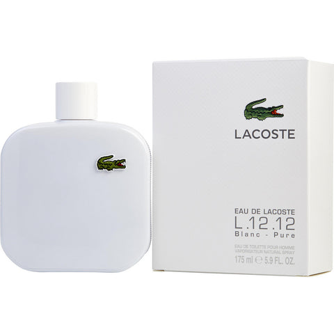 LACOSTE EAU DE LACOSTE L.12.12 BLANC by Lacoste PURE EDT SPRAY