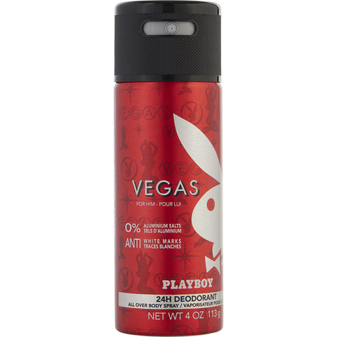 PLAYBOY VEGAS by Playboy ALL OVER BODY SPRAY 4 OZ