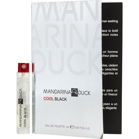 MANDARINA DUCK COOL BLACK by Mandarina Duck EDT SPRAY VIAL ON CARD