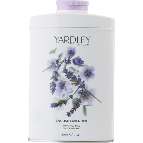 YARDLEY by Yardley ENGLISH LAVENDER TIN TALC 7 OZ (NEW PACKAGING)