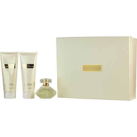PERRY ELLIS (NEW) by Perry Ellis EAU DE PARFUM SPRAY 3.4 OZ & BODY LOTION 6.7 OZ & SHOWER GEL 6.7 OZ