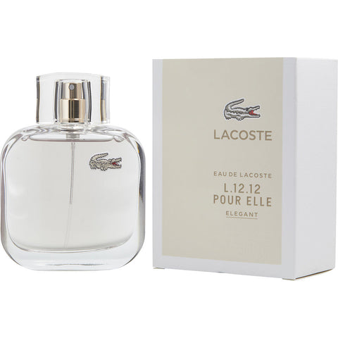 LACOSTE EAU DE LACOSTE L.12.12 POUR ELLE ELEGANT by Lacoste EDT SPRAY