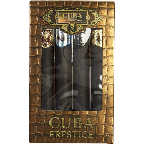 CUBA VARIETY by Cuba 4 PIECE VARIETY-PRESTIGE SET-INCLUDES CLASSIC