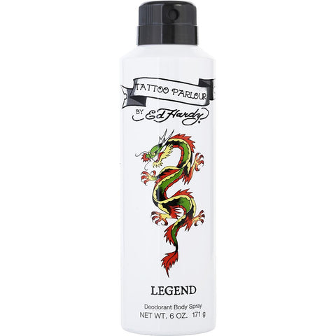 ED HARDY TATTOO PARLOUR by Christian Audigier LEGEND DEODORANT BODY SPRAY 6 OZ