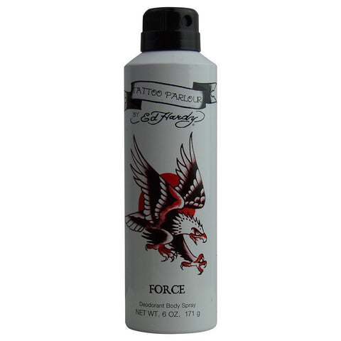 ED HARDY TATTOO PARLOUR by Christian Audigier FORCE DEODORANT BODY SPRAY 6 OZ