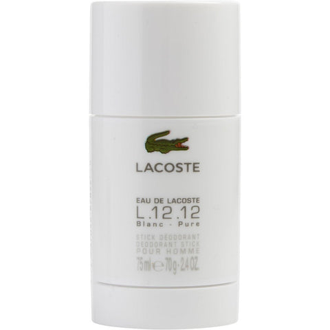 LACOSTE EAU DE LACOSTE L.12.12 BLANC by Lacoste PURE DEODORANT STICK 2.4 OZ