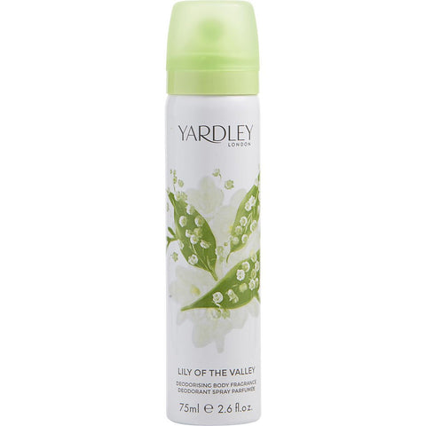 YARDLEY by Yardley LILY OF THE VALLEY BODY SPRAY 2.6 OZ (NEW PACKAGING)