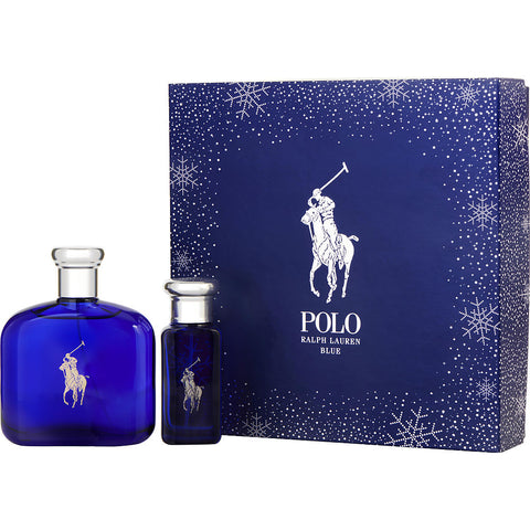 POLO BLUE by Ralph Lauren EDT SPRAY 4.2 OZ & EDT SPRAY 1 OZ