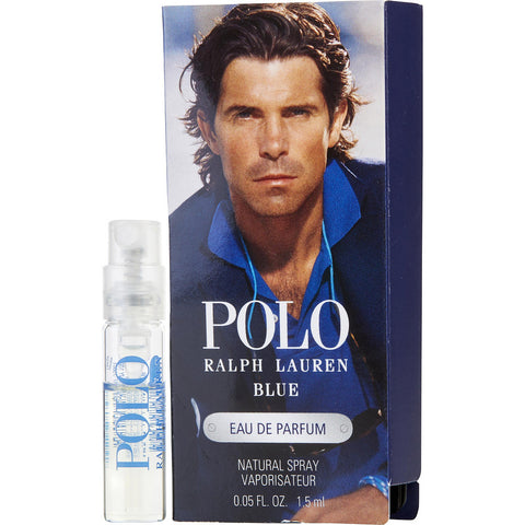POLO BLUE by Ralph Lauren EAU DE PARFUM SPRAY VIAL ON CARD