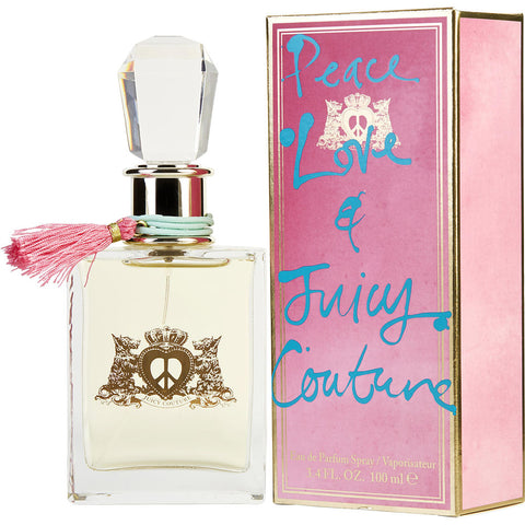 PEACE LOVE & JUICY COUTURE by Juicy Couture EAU DE PARFUM SPRAY (NEW PACKAGING)