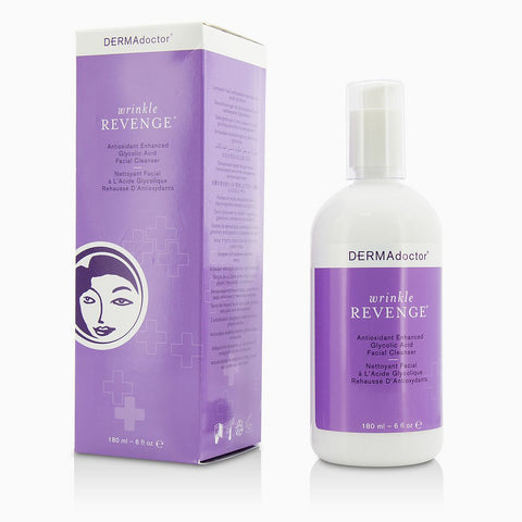 DERMAdoctor by DERMAdoctor Wrinkle Revenge Antioxidant Enhanced Glycolic Acid Facial Cleanser 180ml/6oz