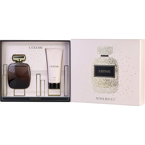 L'EXTASE NINA RICCI by Nina Ricci EAU DE PARFUM SPRAY 2.7 OZ & BODY LOTION 3.4 OZ