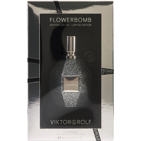 FLOWERBOMB by Viktor & Rolf EAU DE PARFUM SPRAY (LIMITED EDITION BLACK SPARKLE)