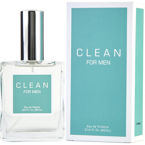 CLEAN MEN by Clean EDT SPRAY 2.1 (NEW PACKAGING)