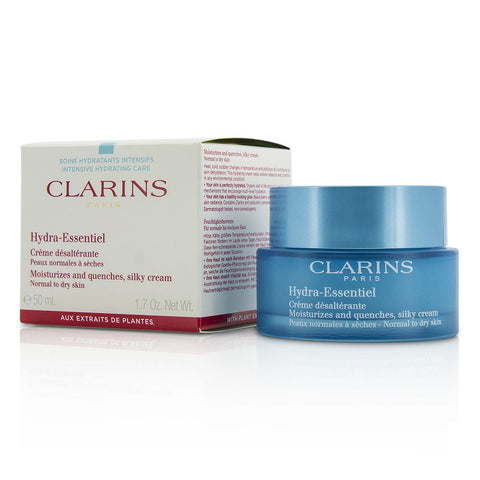 Clarins by Clarins Hydra-Essentiel Moisturizes & Quenches Silky Cream - Normal to Dry Skin 50ml/1.7oz