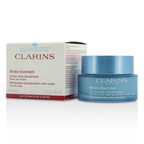 Clarins by Clarins Hydra-Essentiel Moisturizes & Quenches Rich Cream - Very Dry Skin 50ml/1.8oz