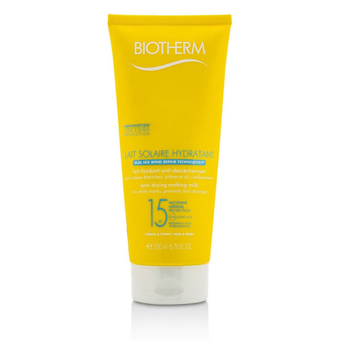 Biotherm by BIOTHERM Lait Solaire Hydratant Anti-Drying Melting Milk SPF 15 - For Face & Body 200ml/6.76ml