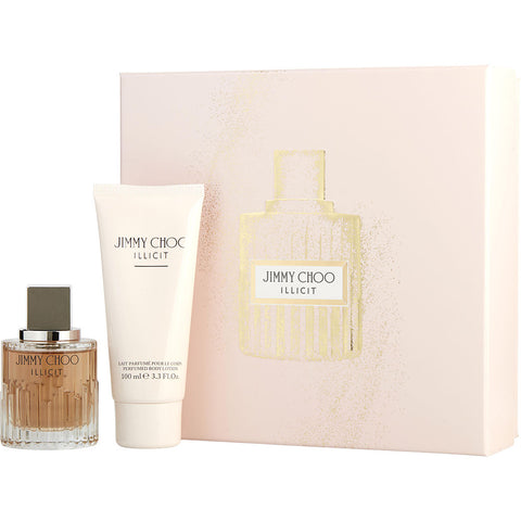 JIMMY CHOO ILLICIT by Jimmy Choo EAU DE PARFUM SPRAY 2 OZ & BODY LOTION 3.3 OZ